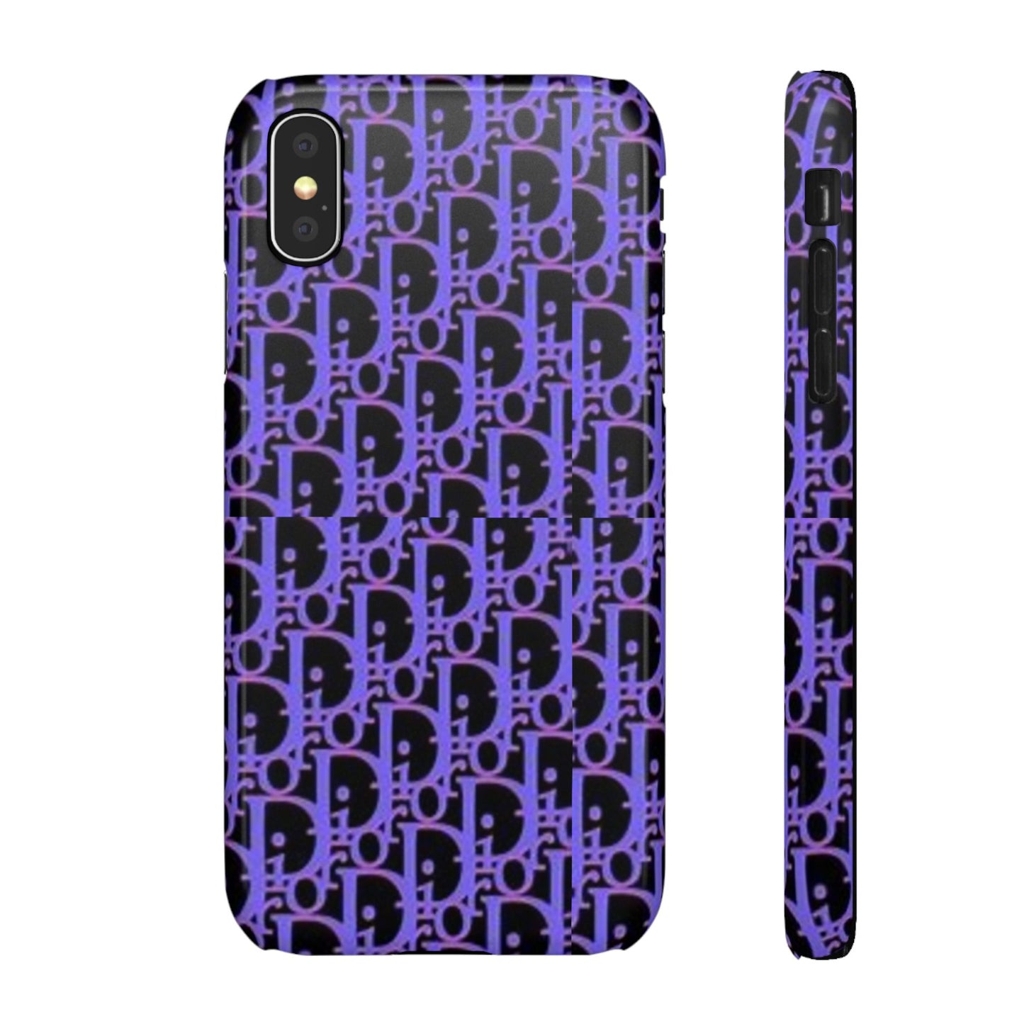 purple DIOR phone case