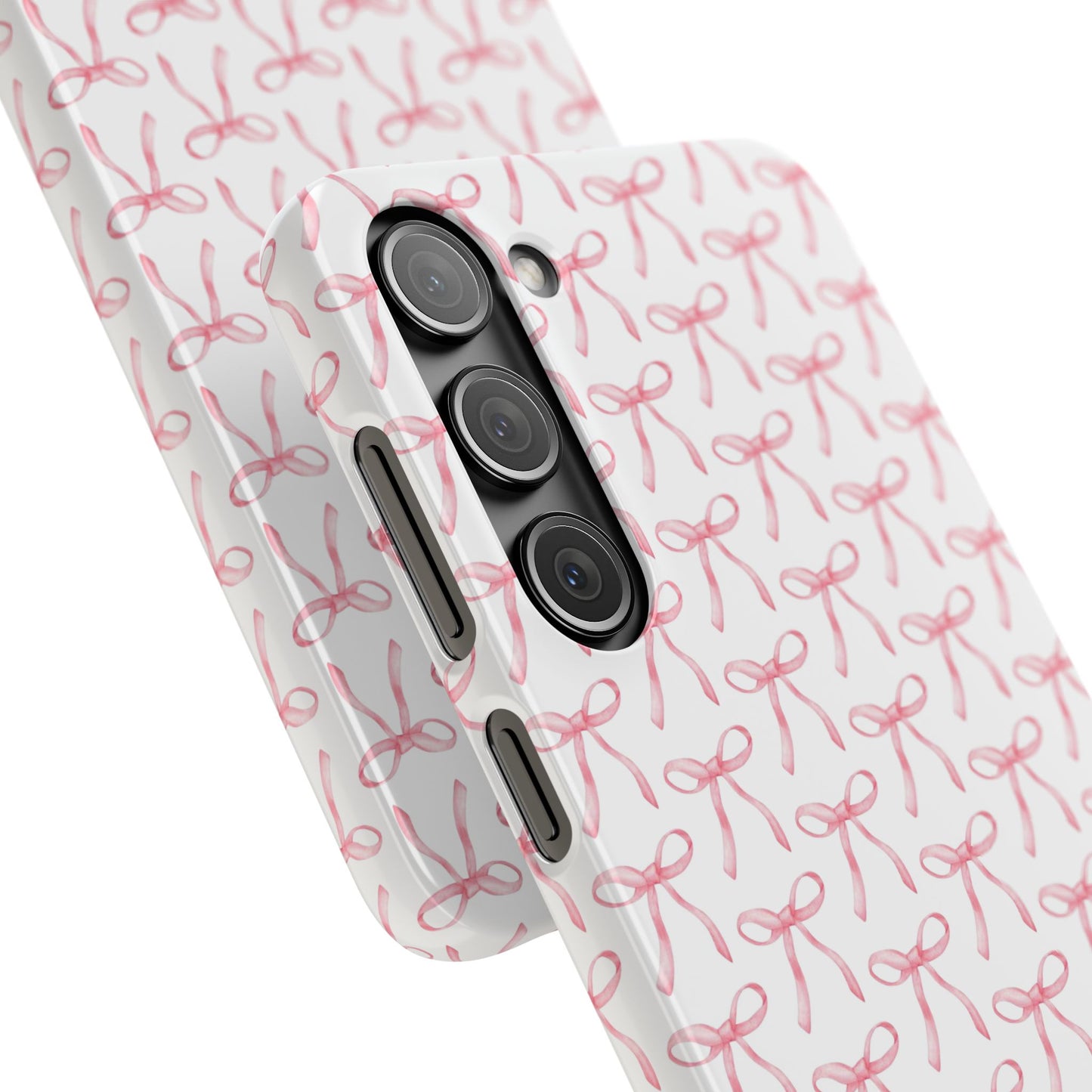 pink bow pattern phone case