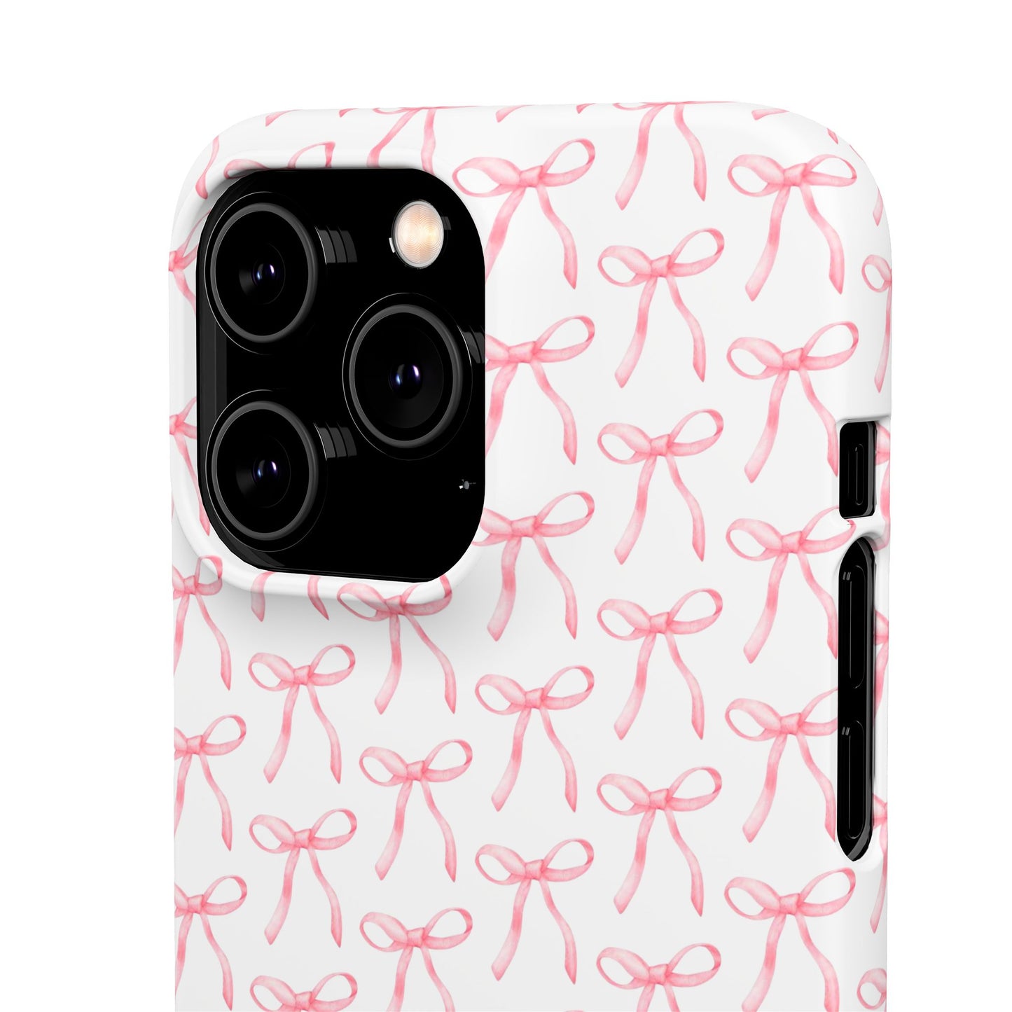 pink bow pattern phone case