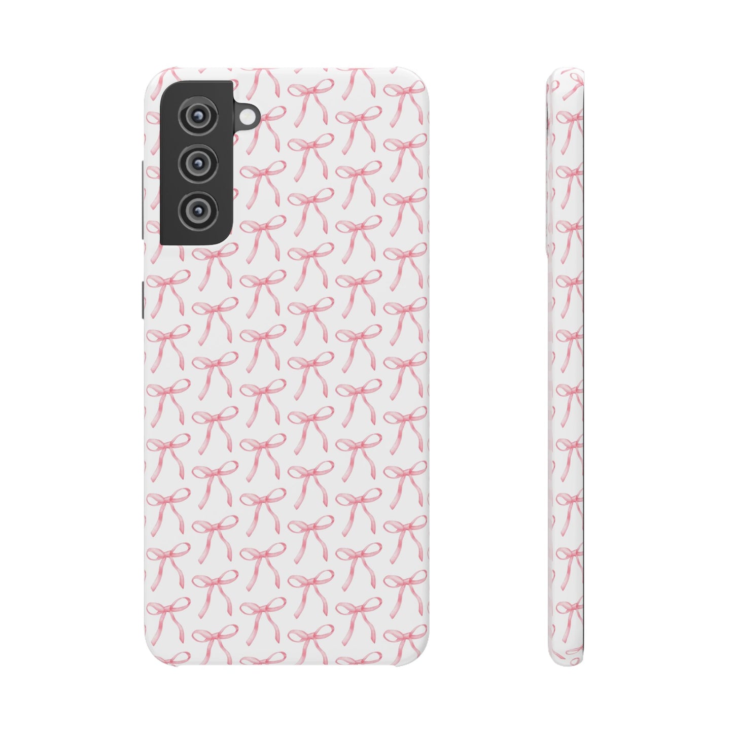 pink bow pattern phone case