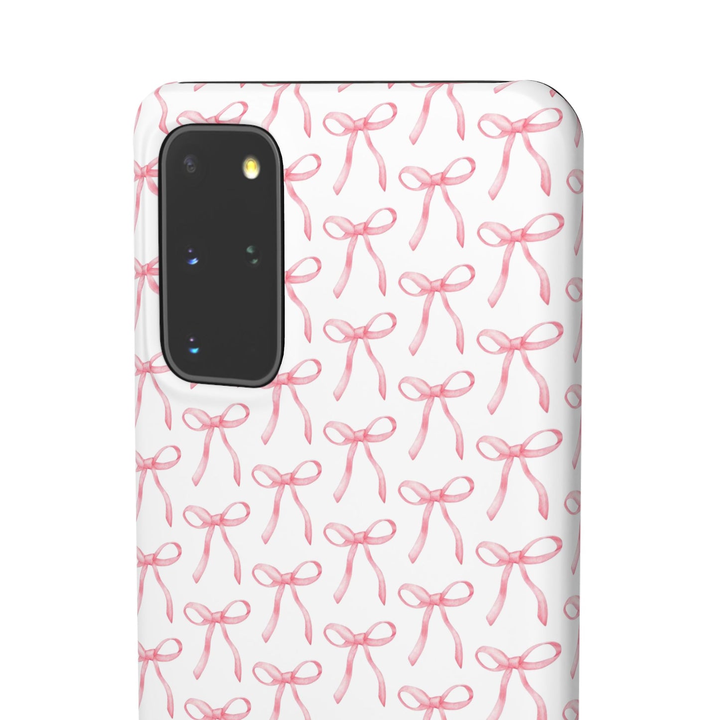 pink bow pattern phone case