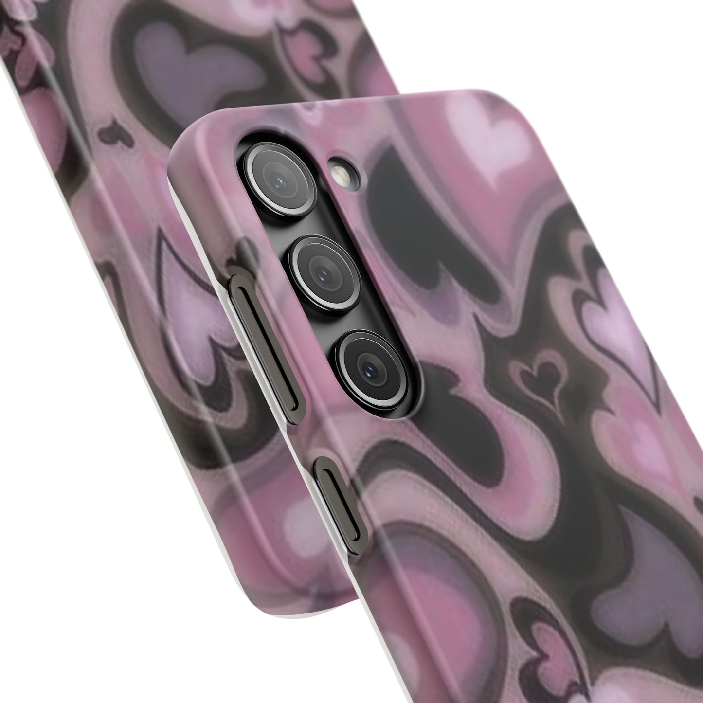 hearts pattern phone case