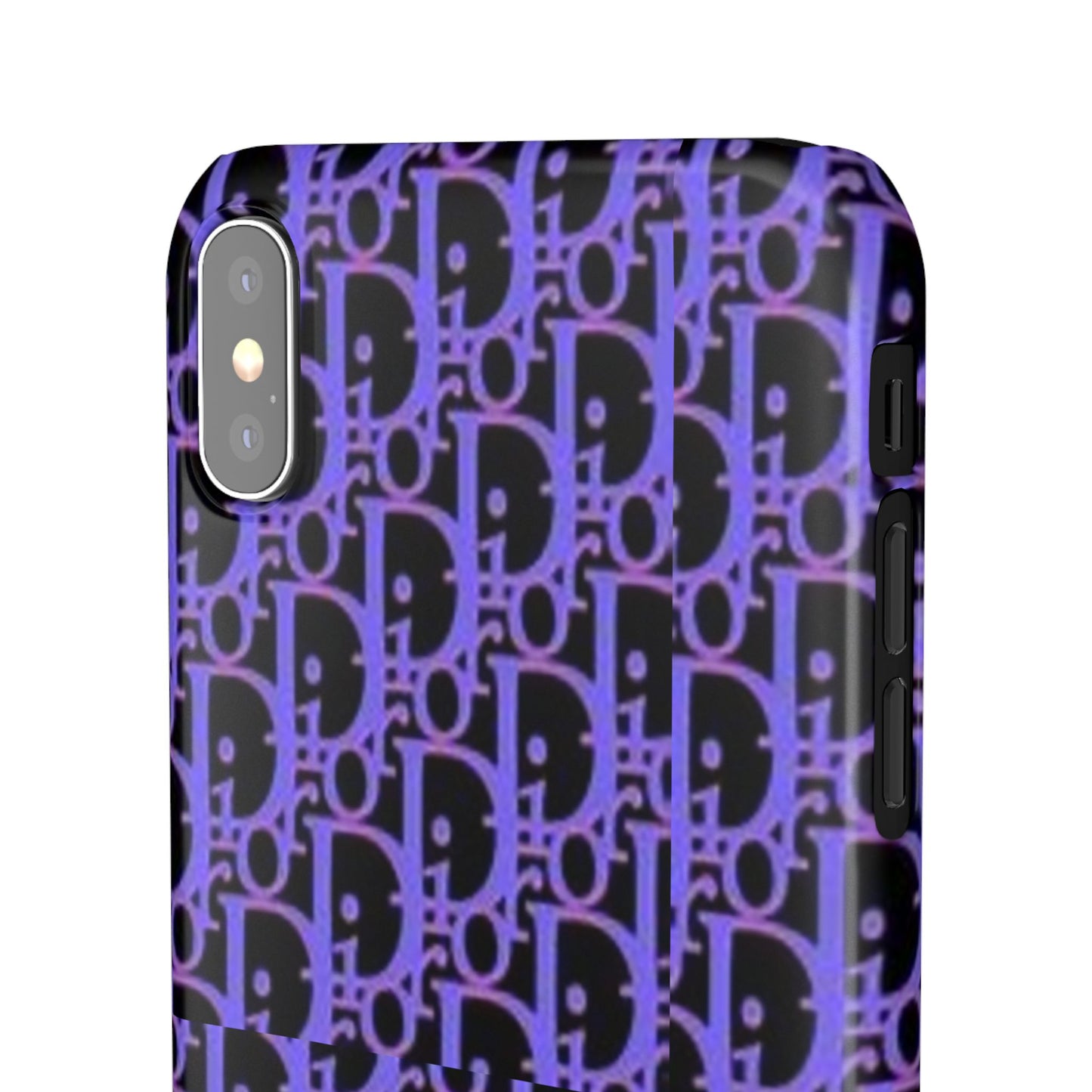 purple DIOR phone case