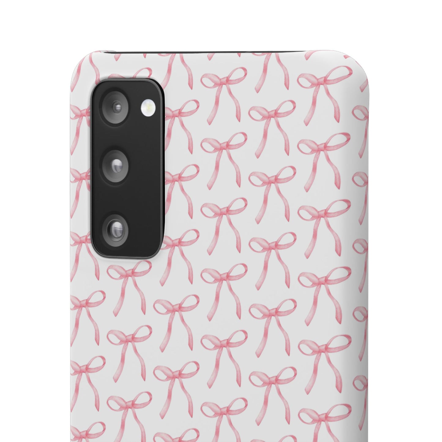 pink bow pattern phone case