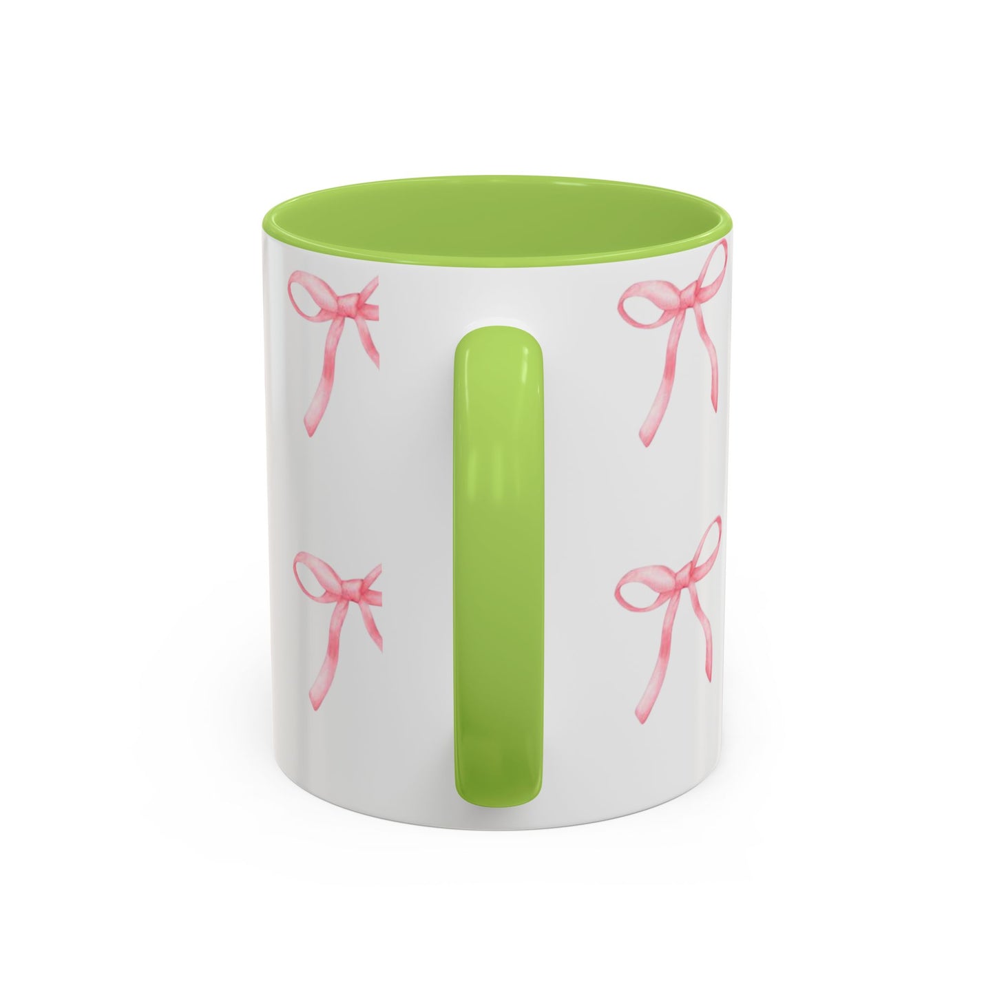 pink bow Accent Coffee Mug (11, 15oz)