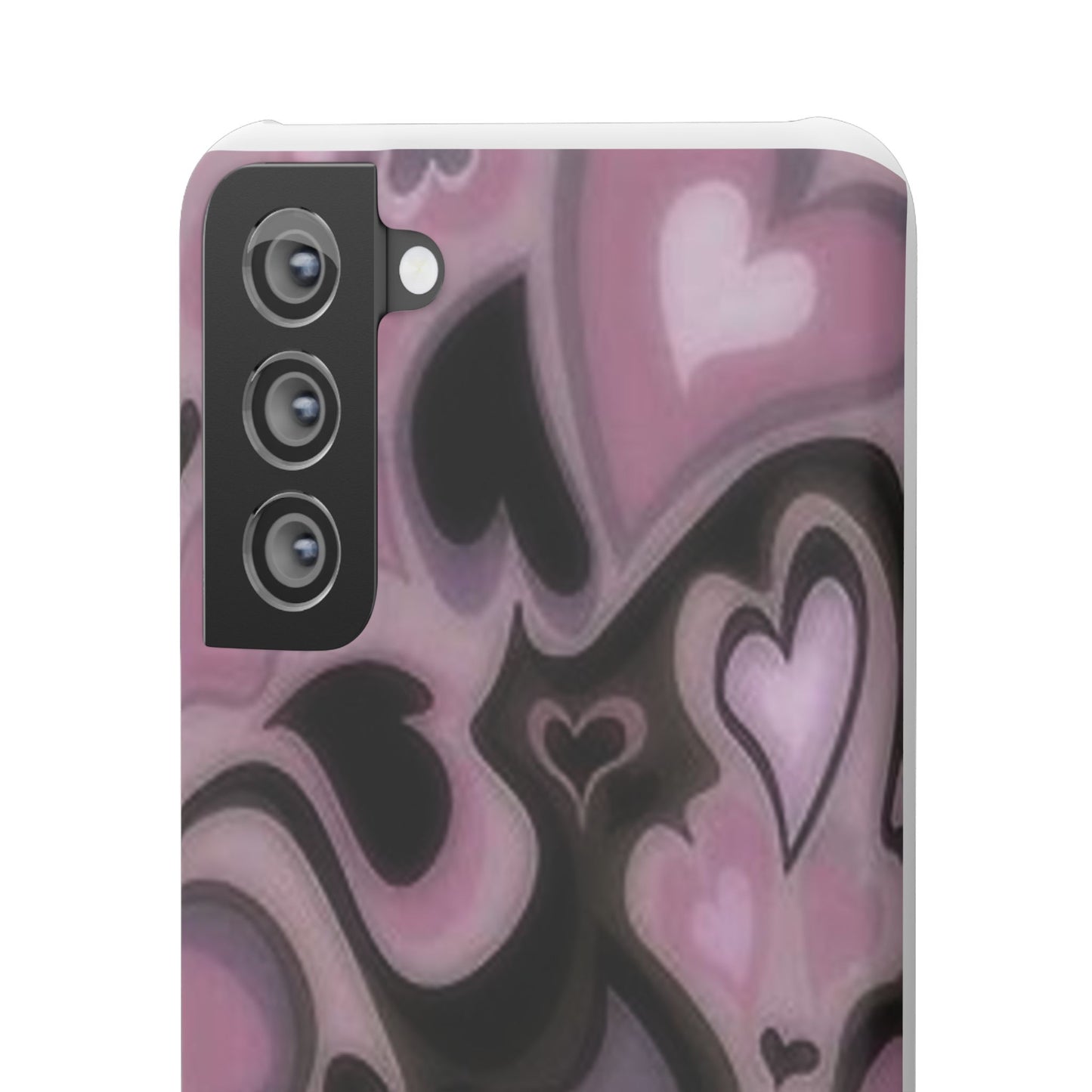 hearts pattern phone case