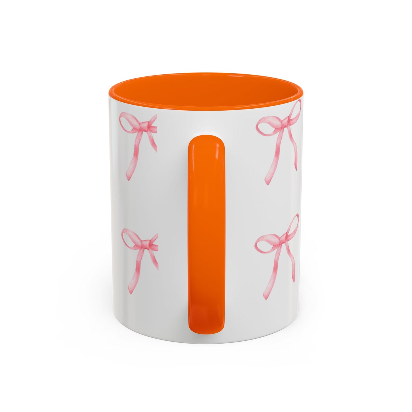 pink bow Accent Coffee Mug (11, 15oz)