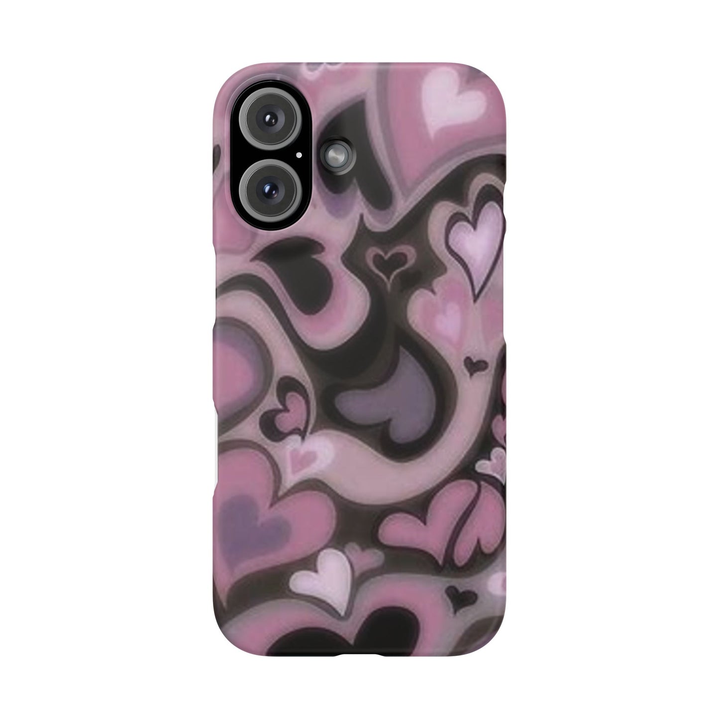 hearts pattern phone case