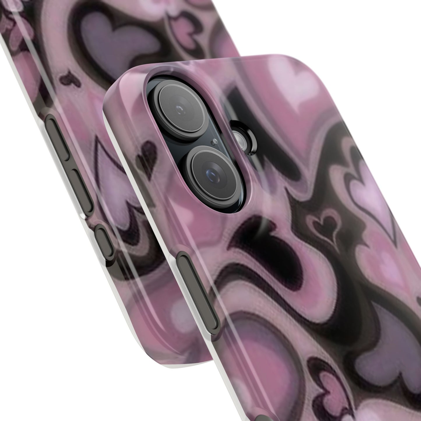 hearts pattern phone case