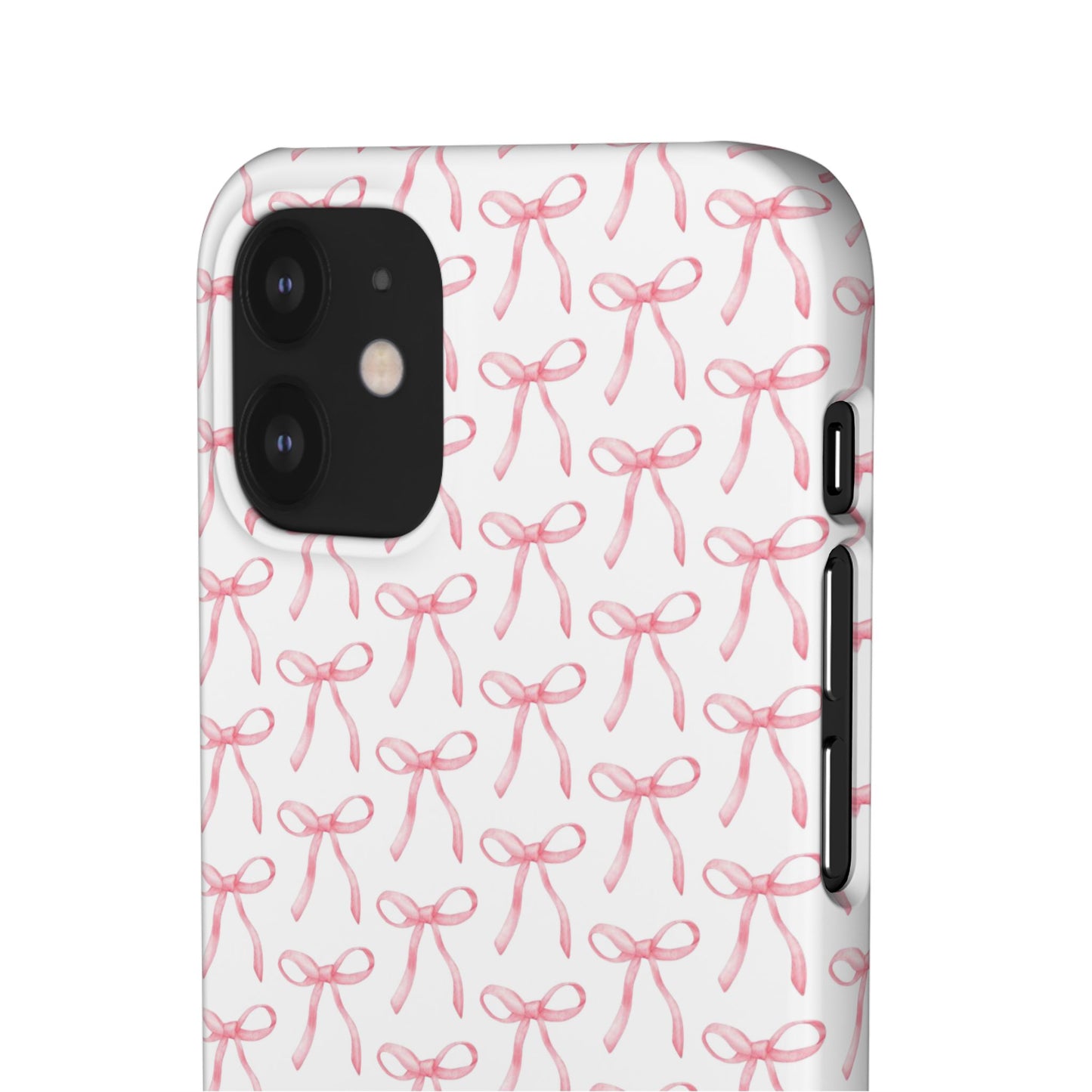 pink bow pattern phone case