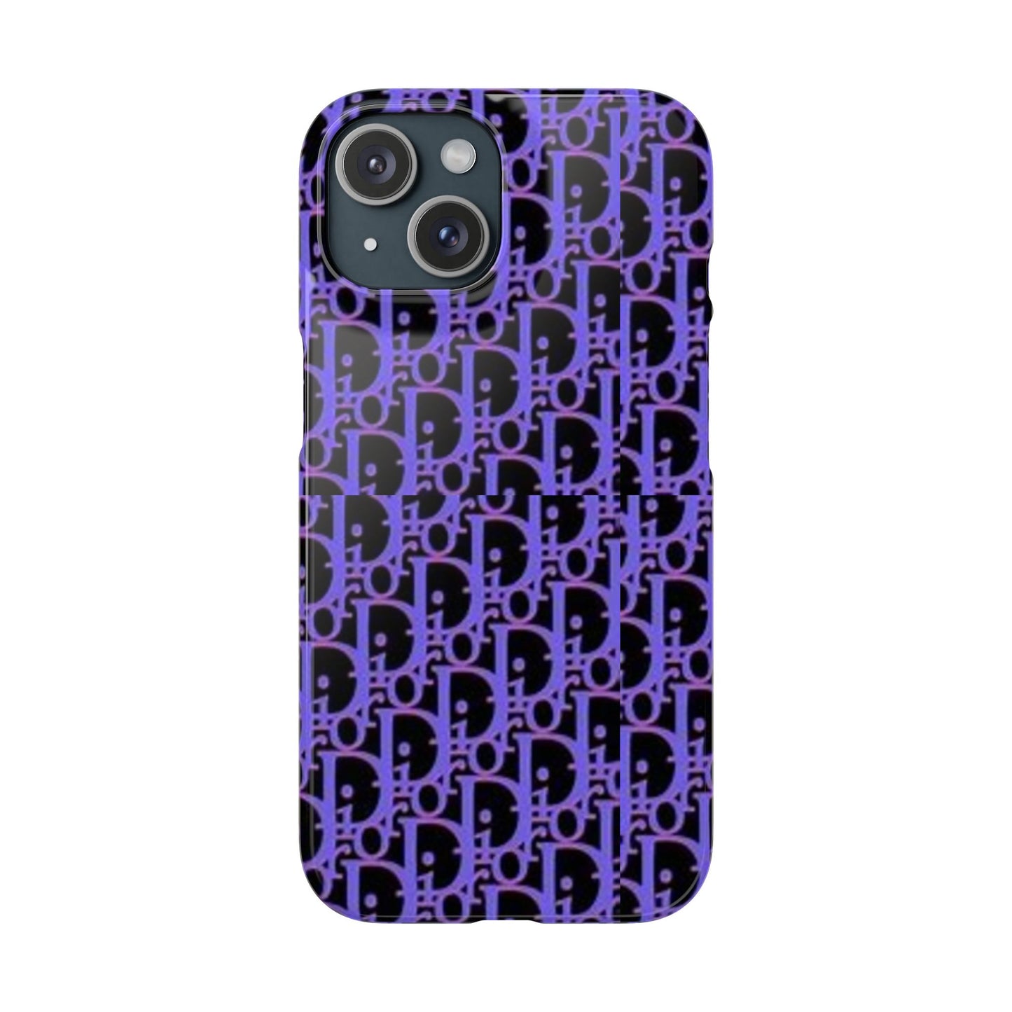 purple DIOR phone case