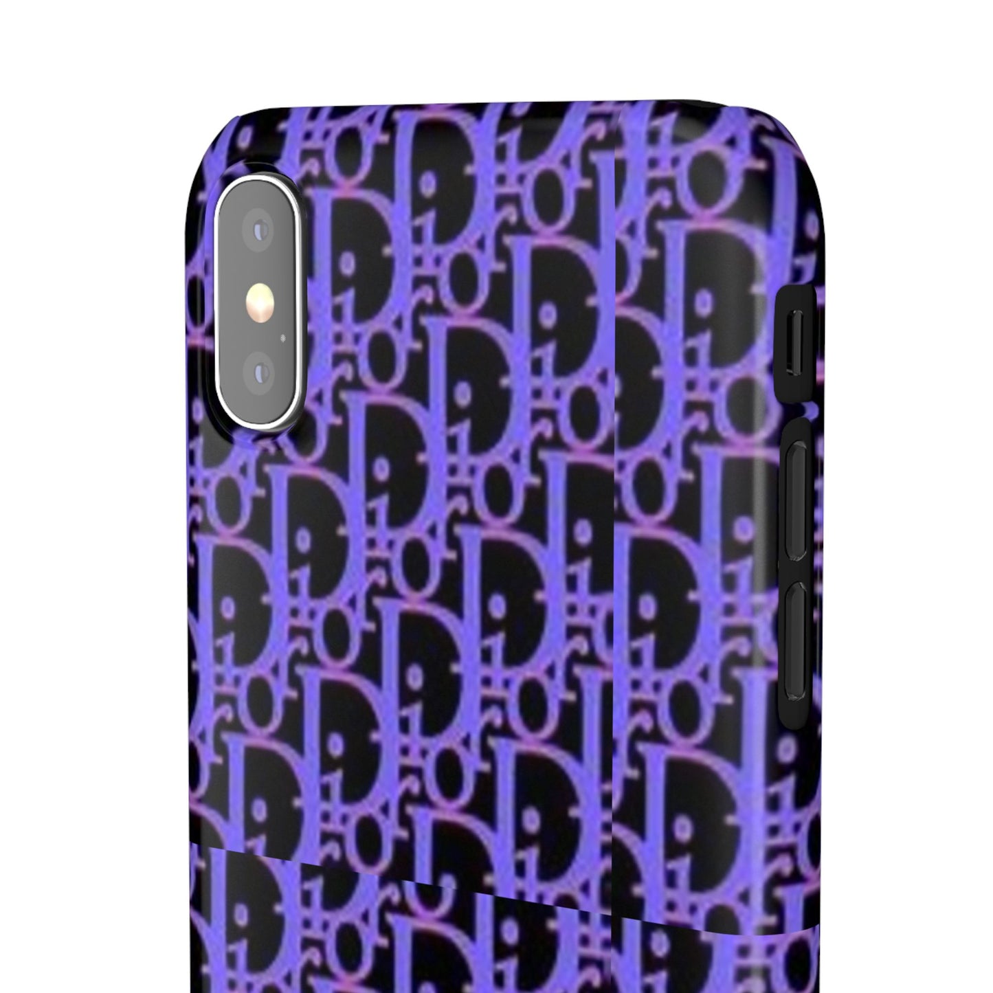 purple DIOR phone case