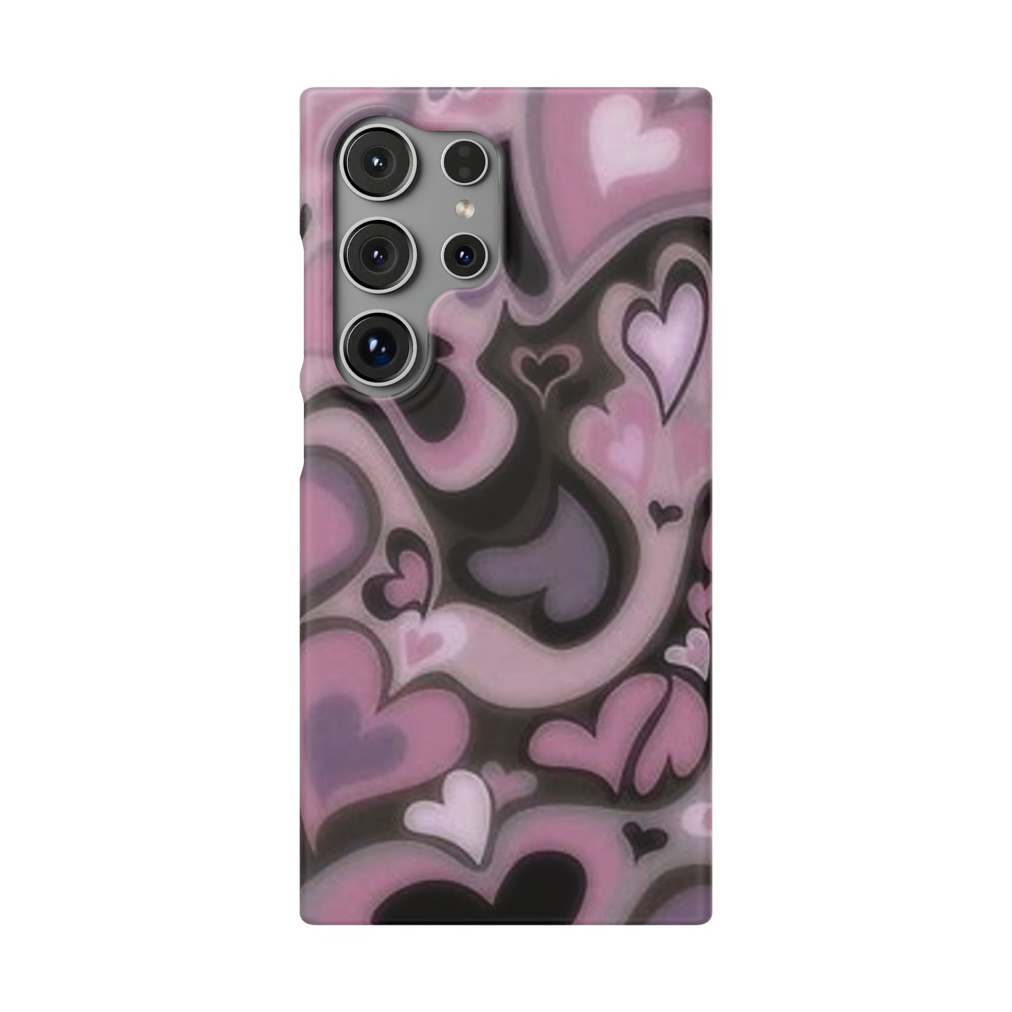 hearts pattern phone case