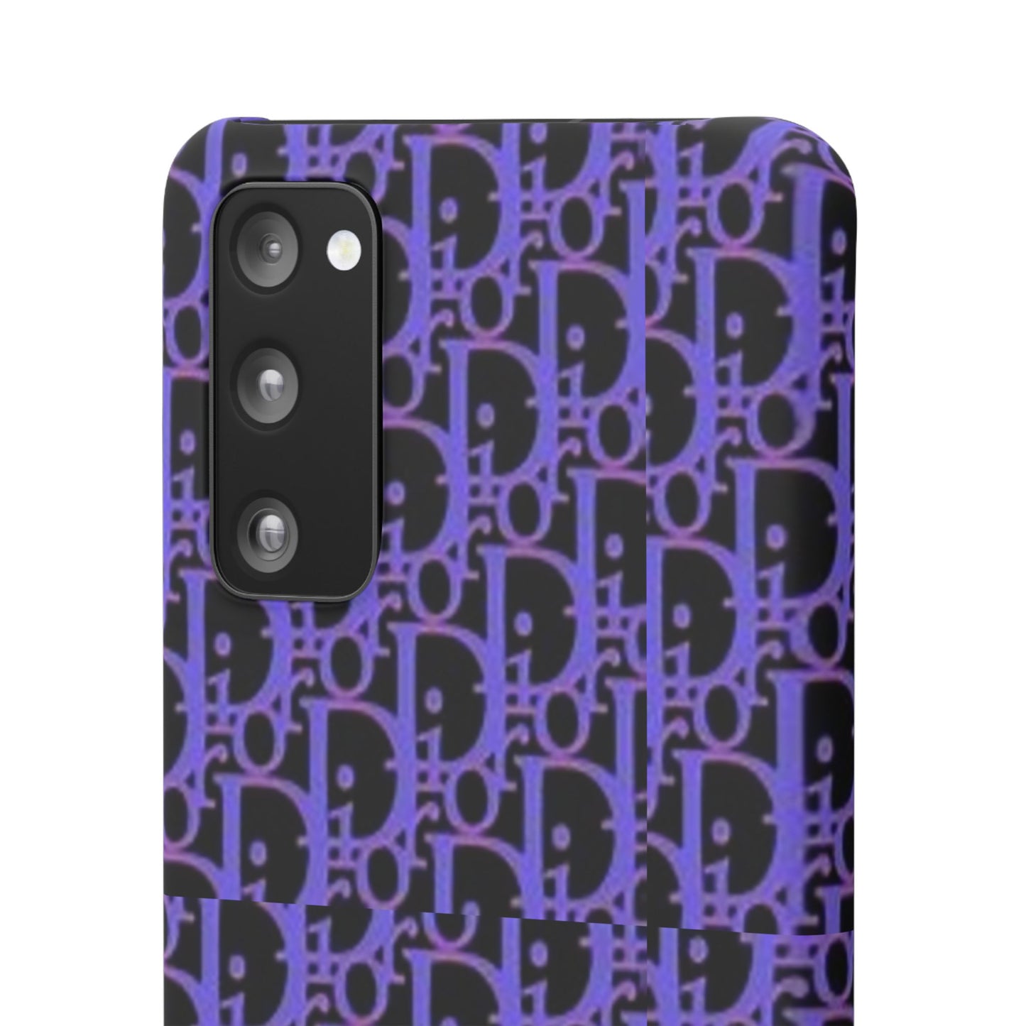 purple DIOR phone case