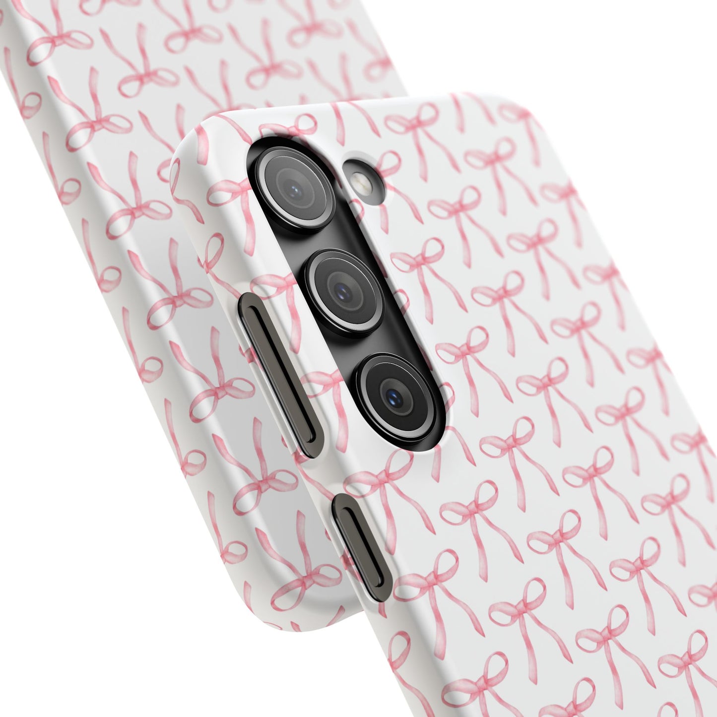 pink bow pattern phone case