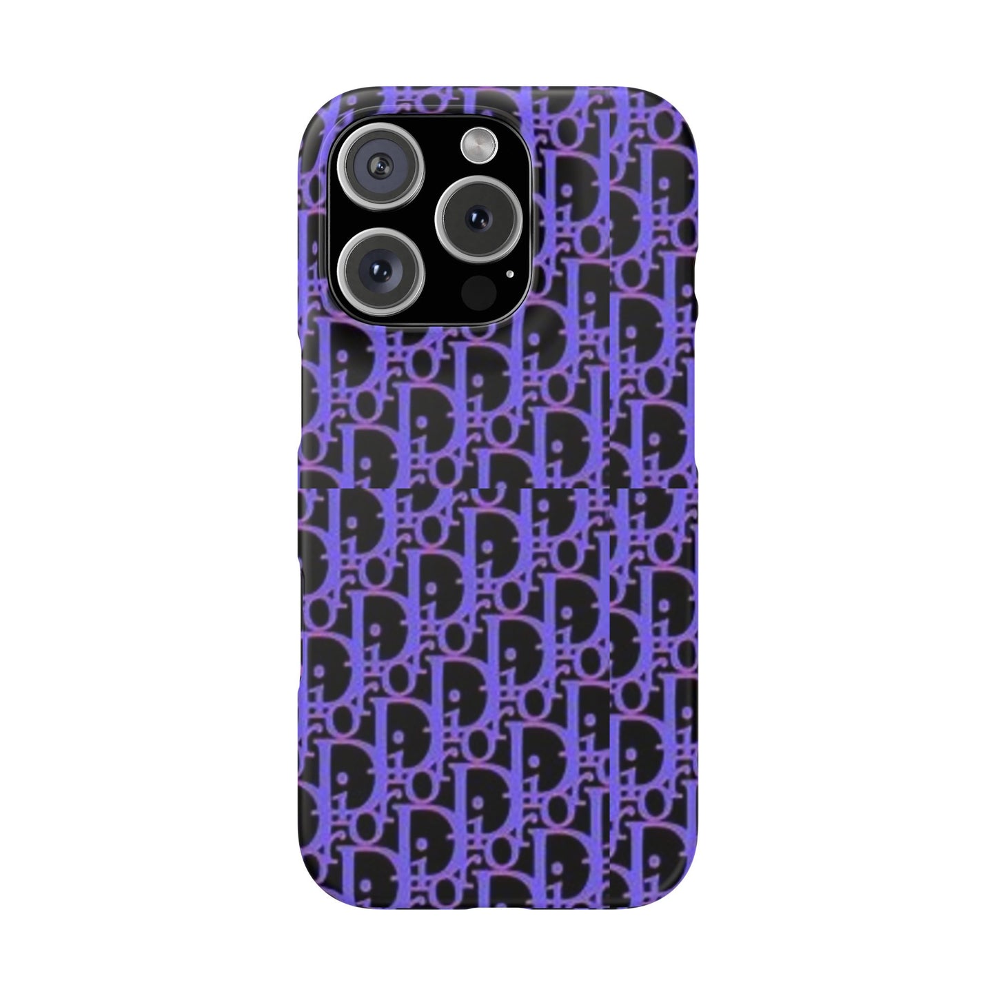 purple DIOR phone case