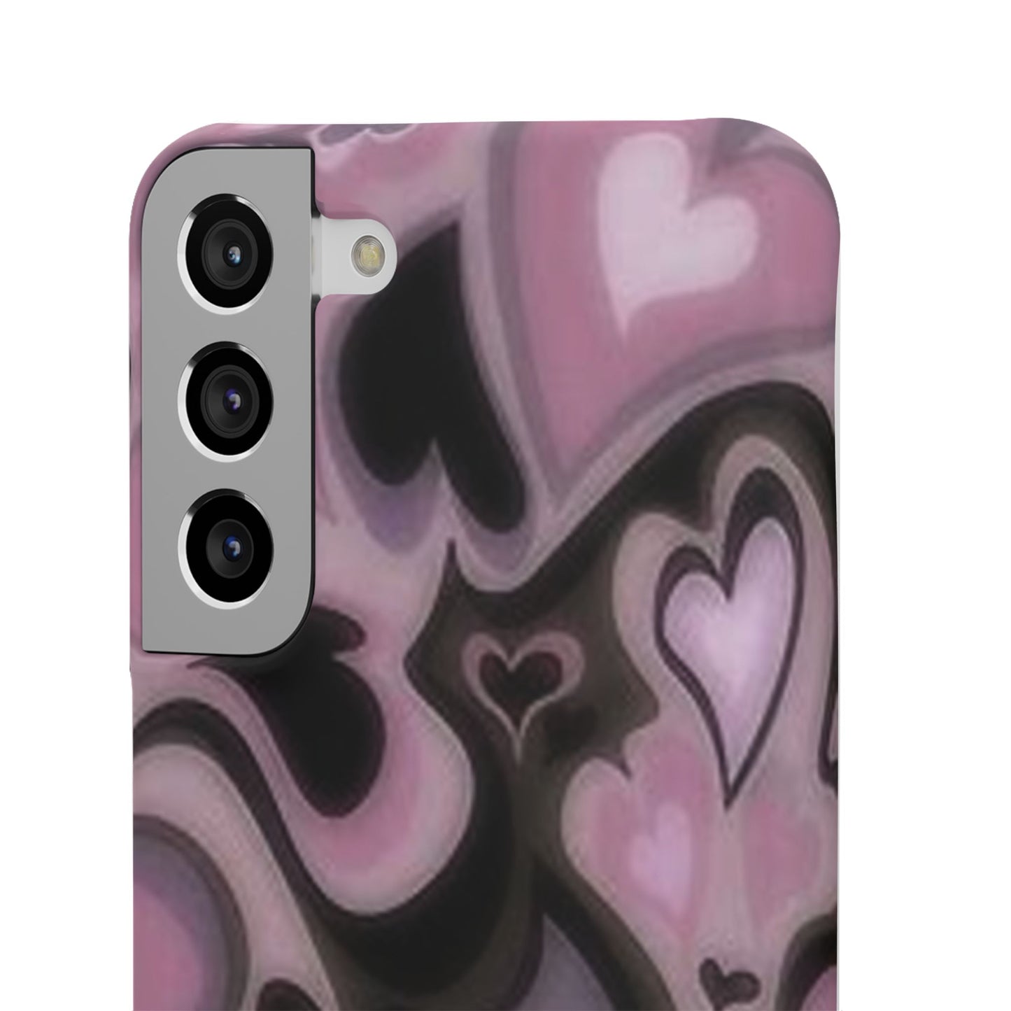 hearts pattern phone case