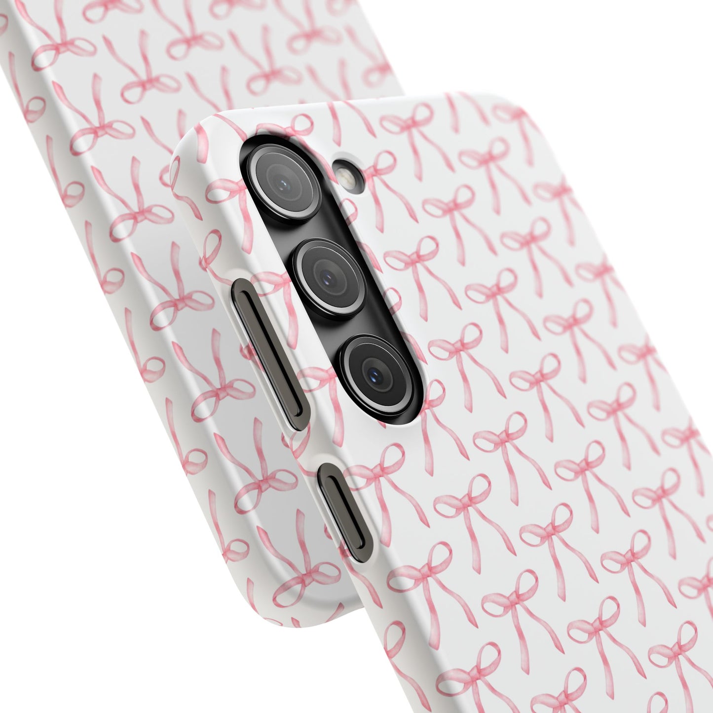 pink bow pattern phone case