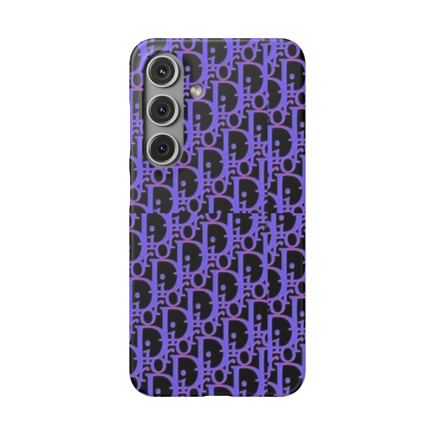 purple DIOR phone case