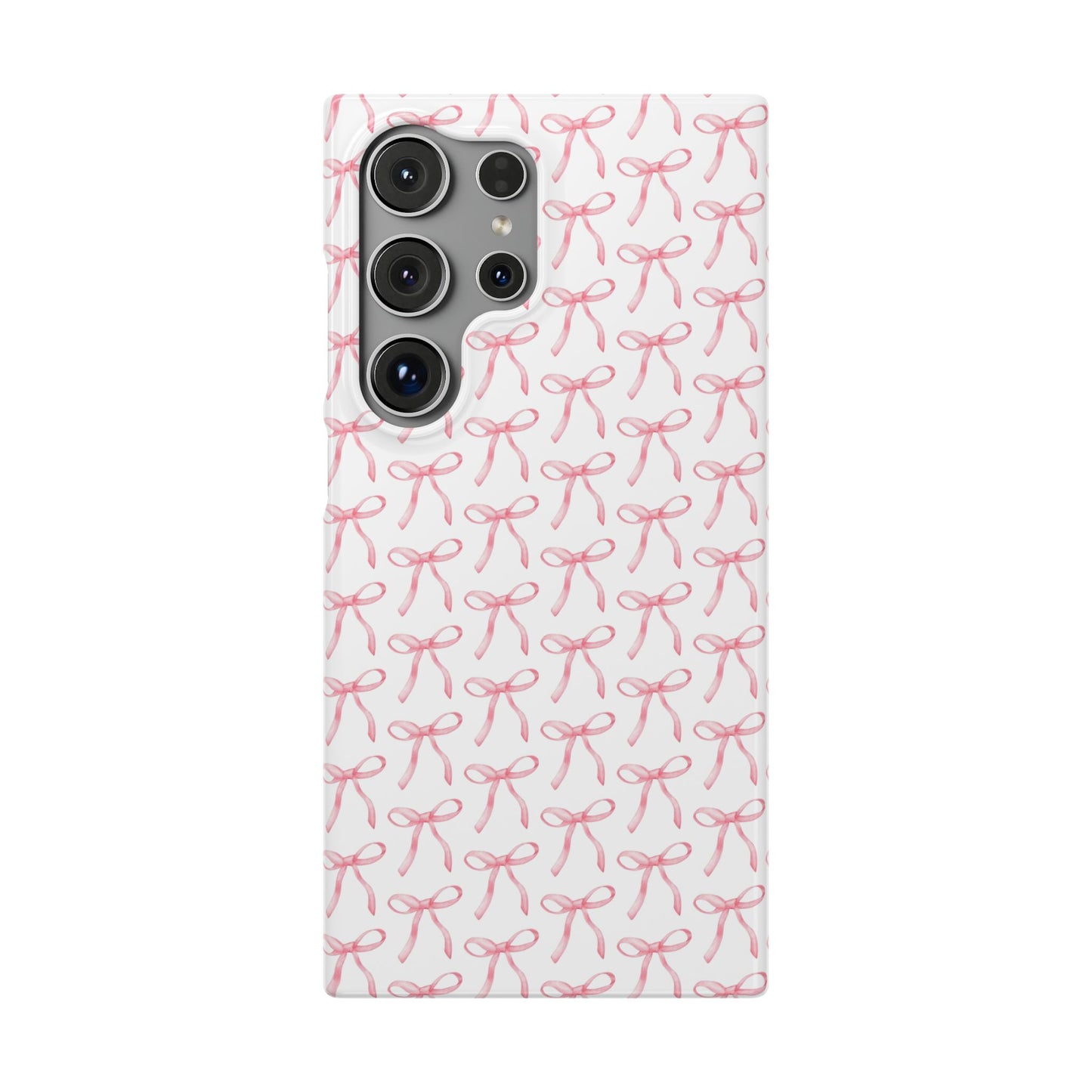 pink bow pattern phone case