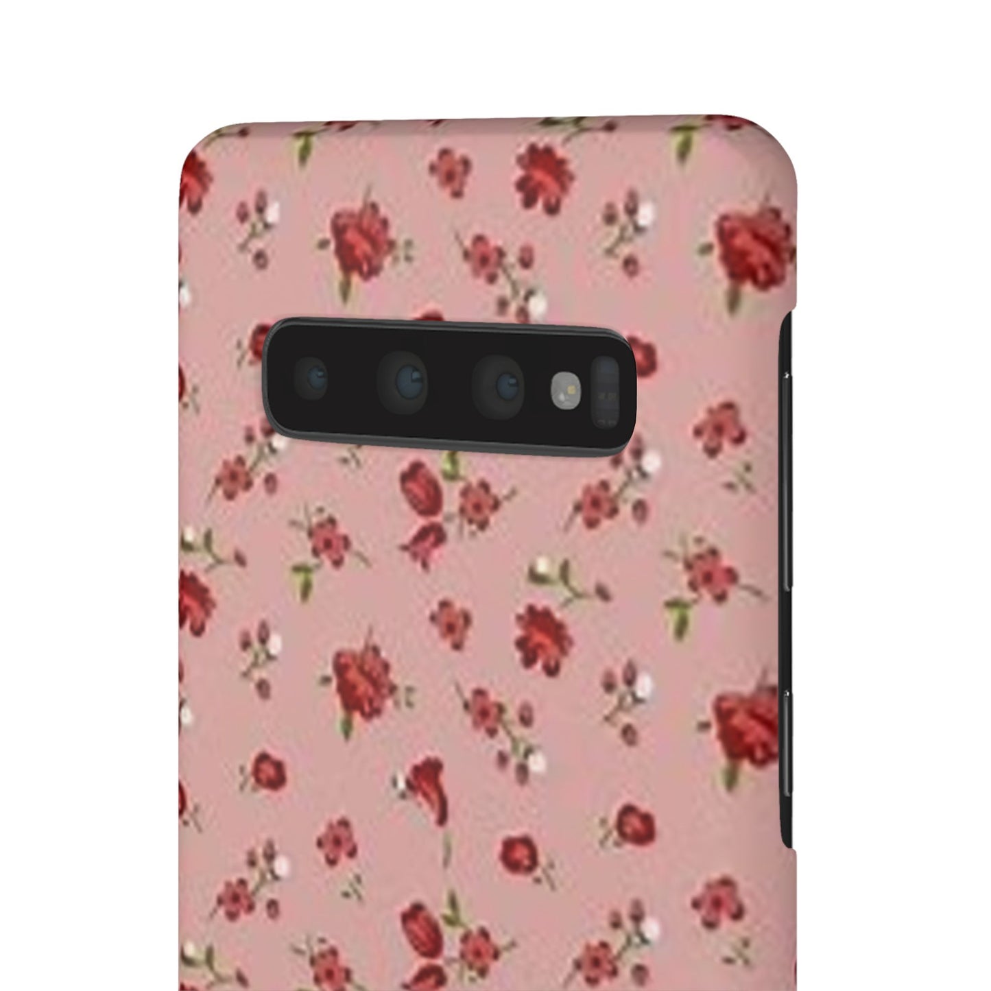 pink flower pattern phone case