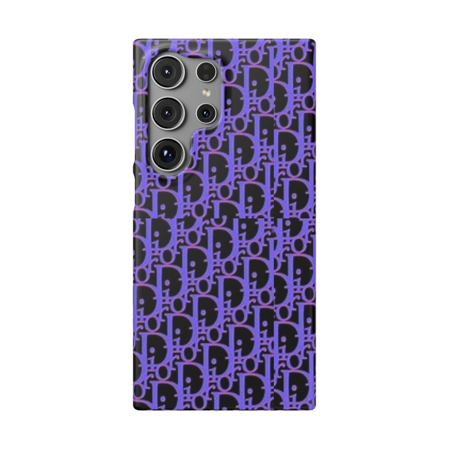 purple DIOR phone case