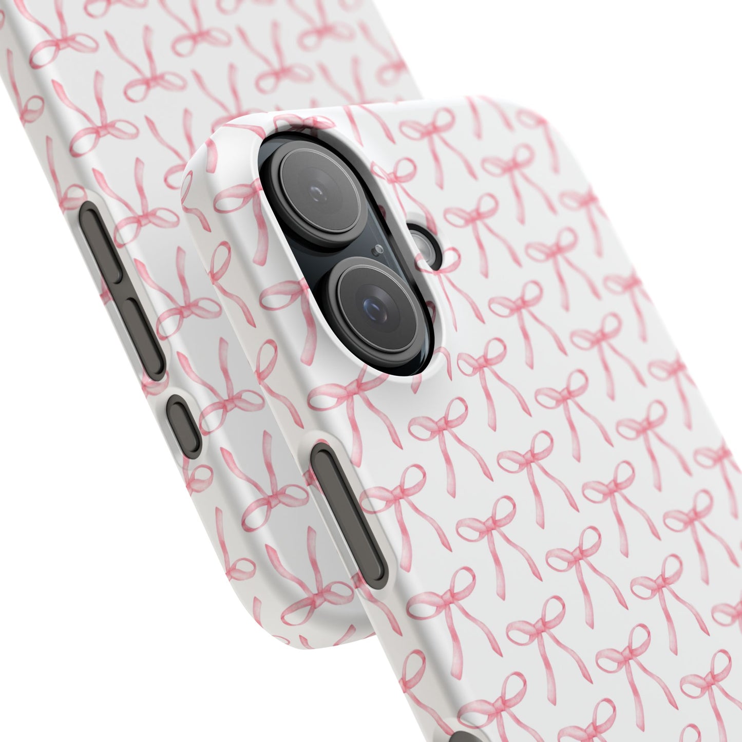 pink bow pattern phone case