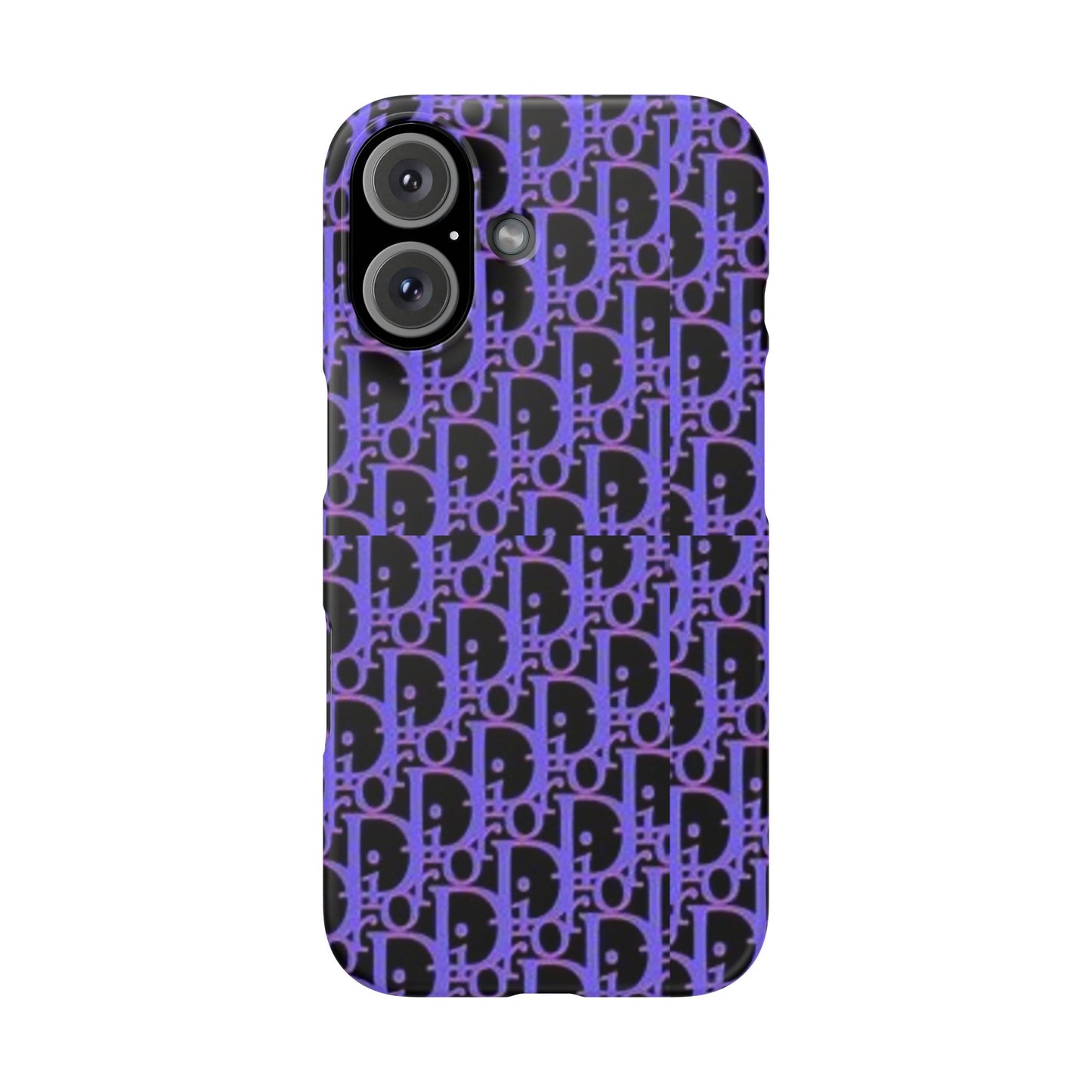 purple DIOR phone case