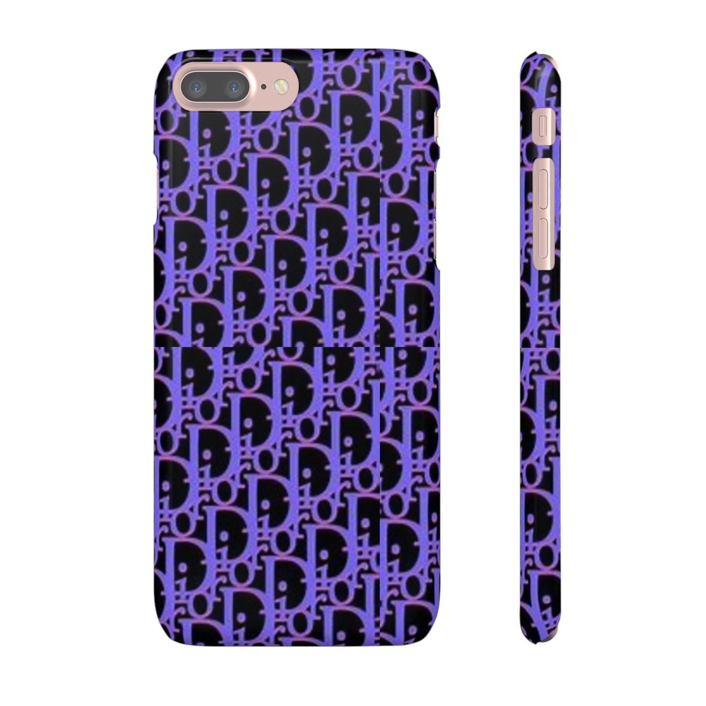 purple DIOR phone case