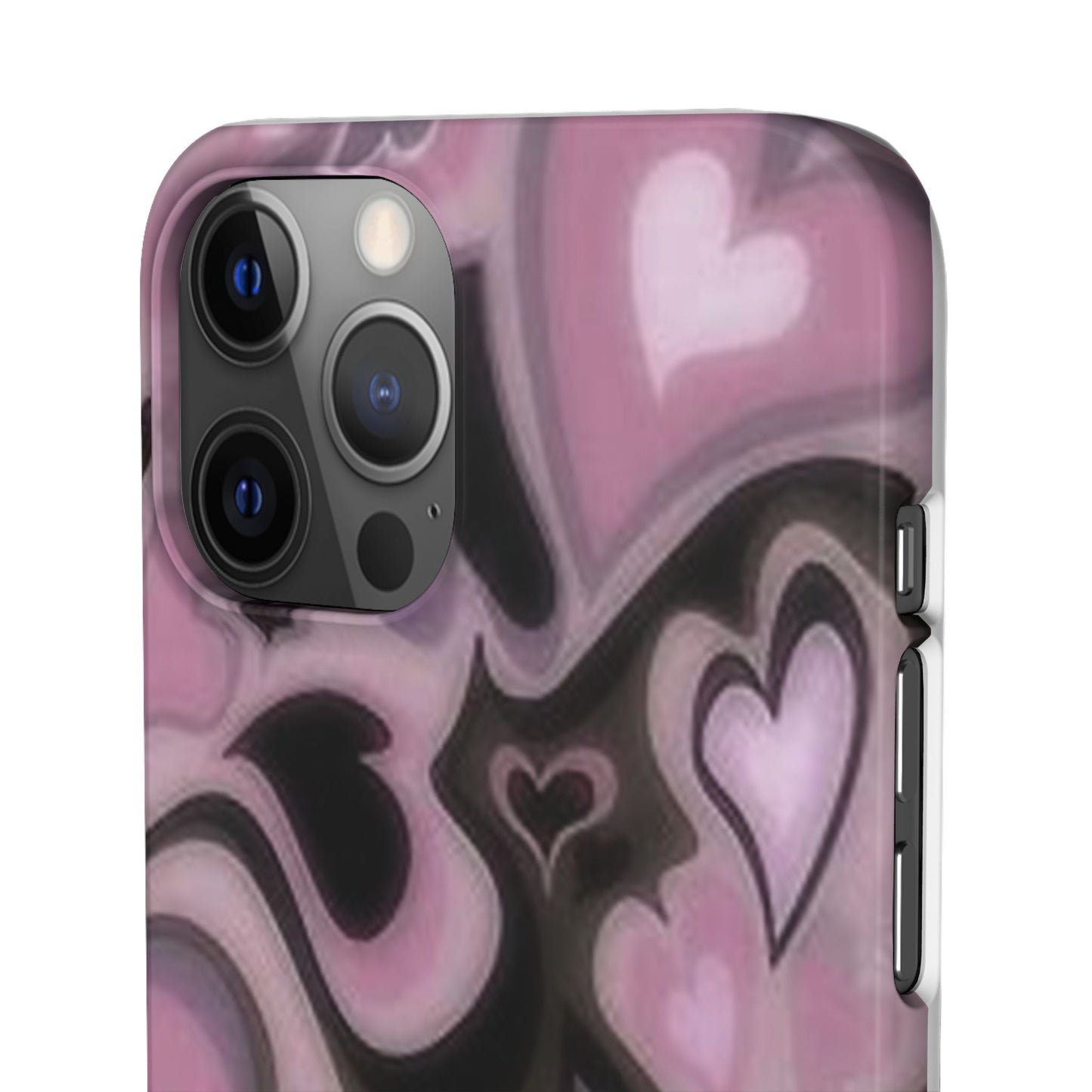 hearts pattern phone case