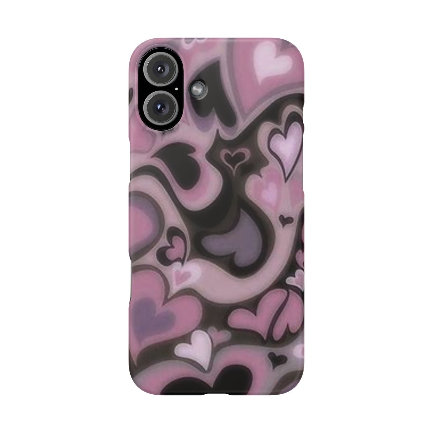 hearts pattern phone case