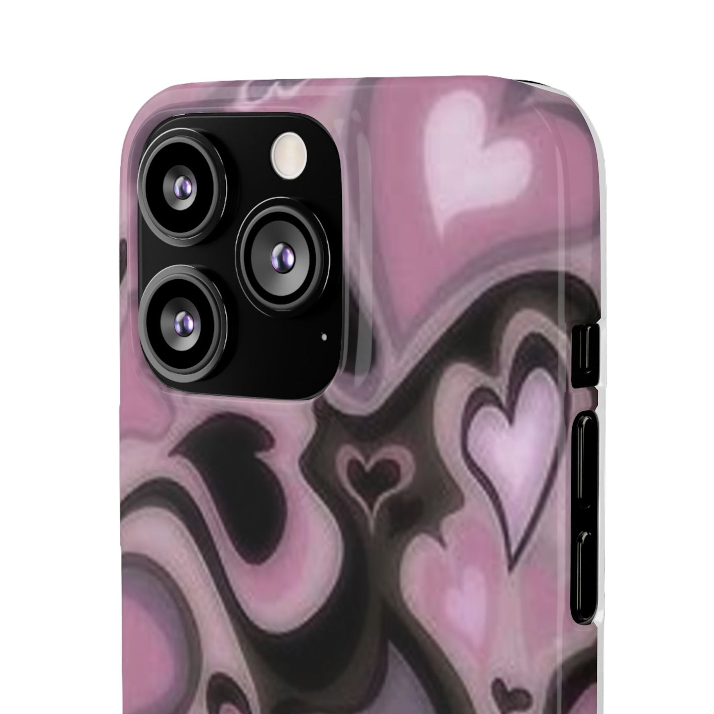 hearts pattern phone case