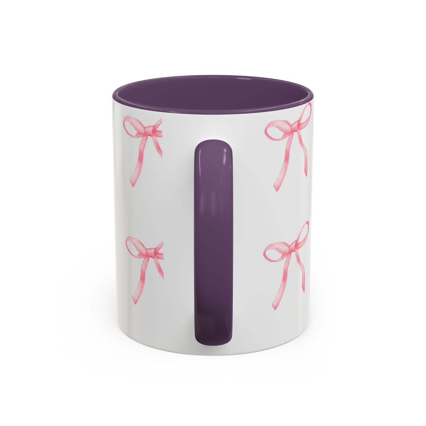 pink bow Accent Coffee Mug (11, 15oz)