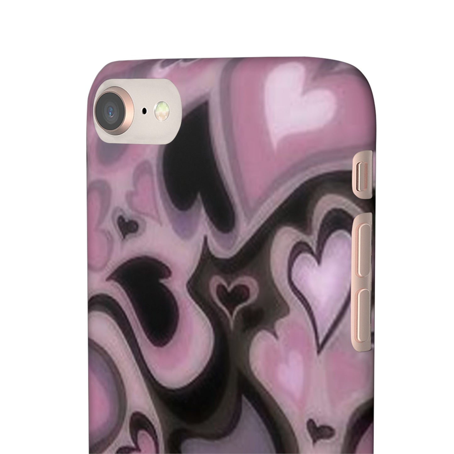 hearts pattern phone case