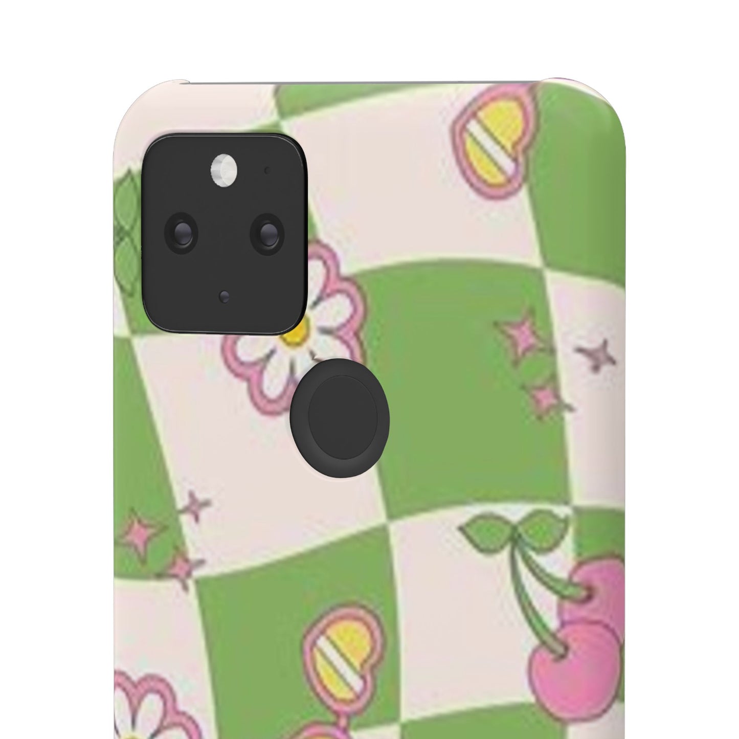 green indie pattern phone case