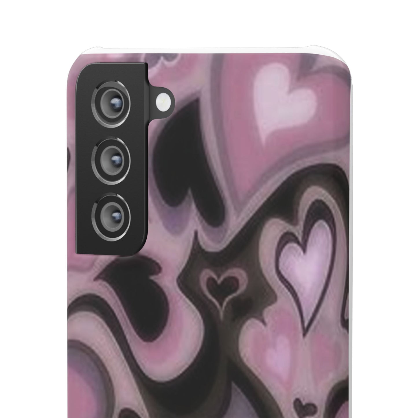 hearts pattern phone case