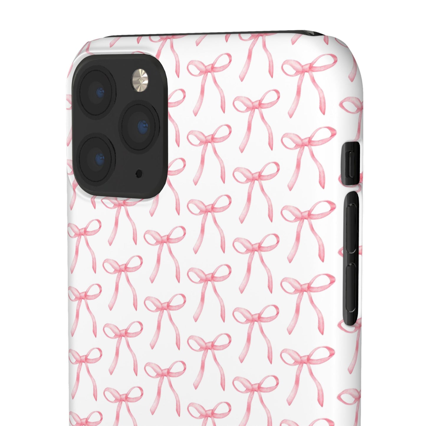 pink bow pattern phone case