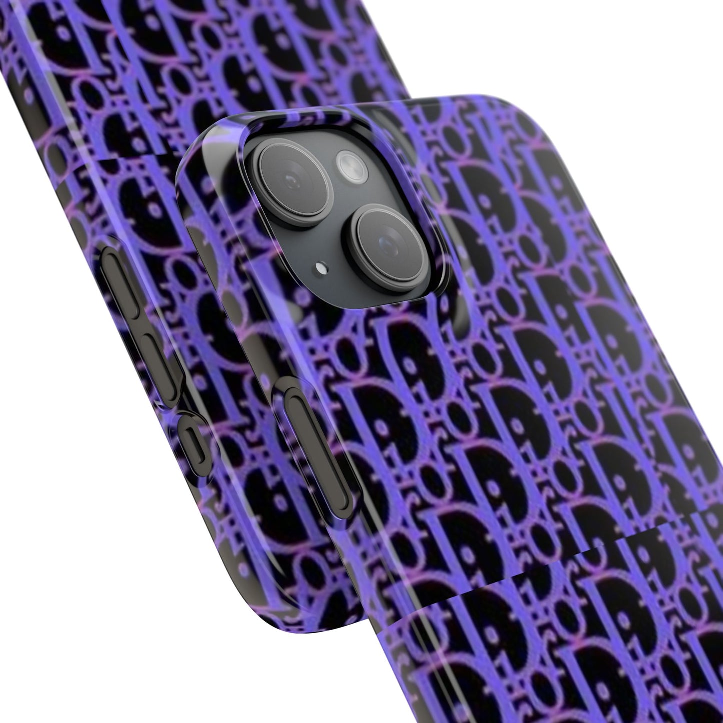 purple DIOR phone case