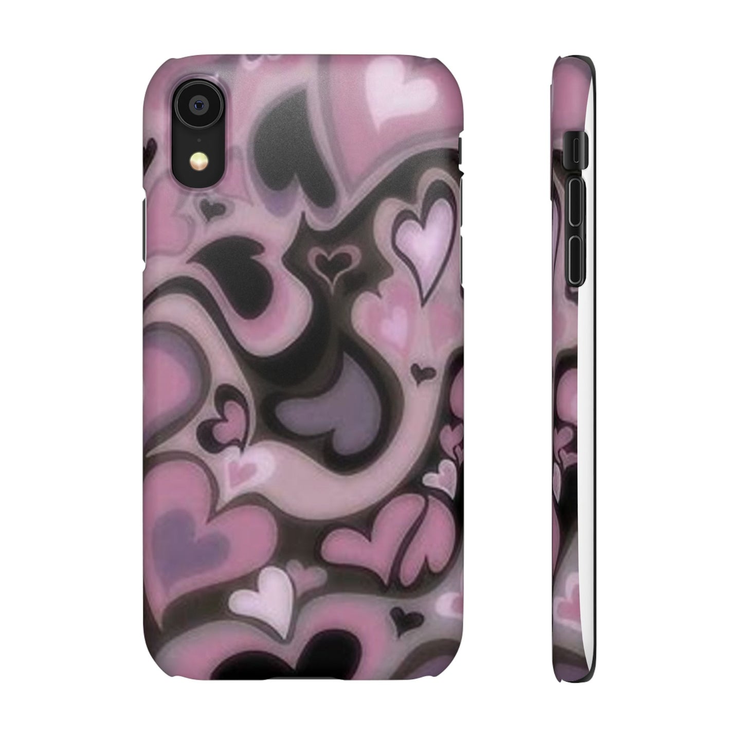 hearts pattern phone case