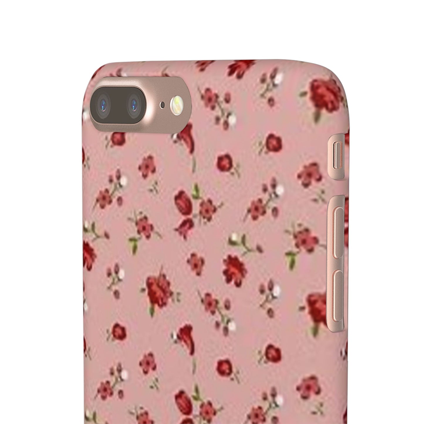 pink flower pattern phone case