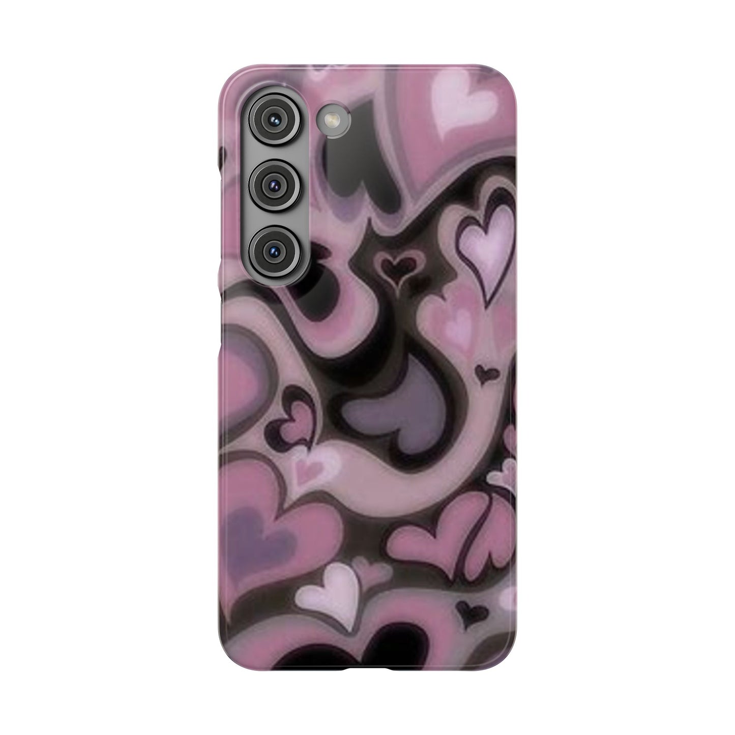 hearts pattern phone case