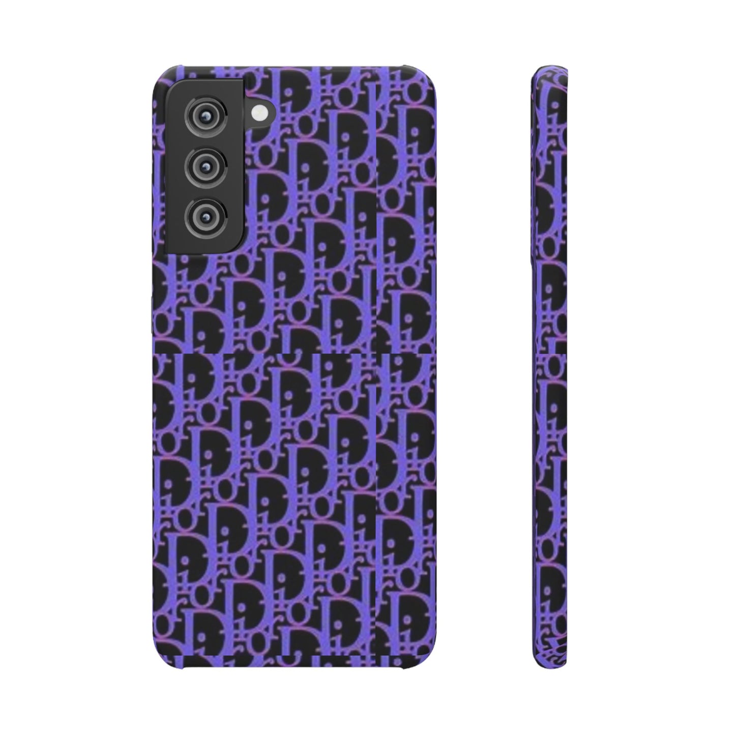 purple DIOR phone case