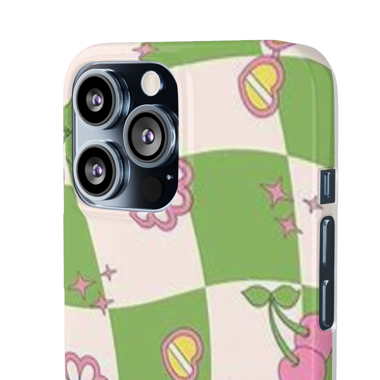 green indie pattern phone case