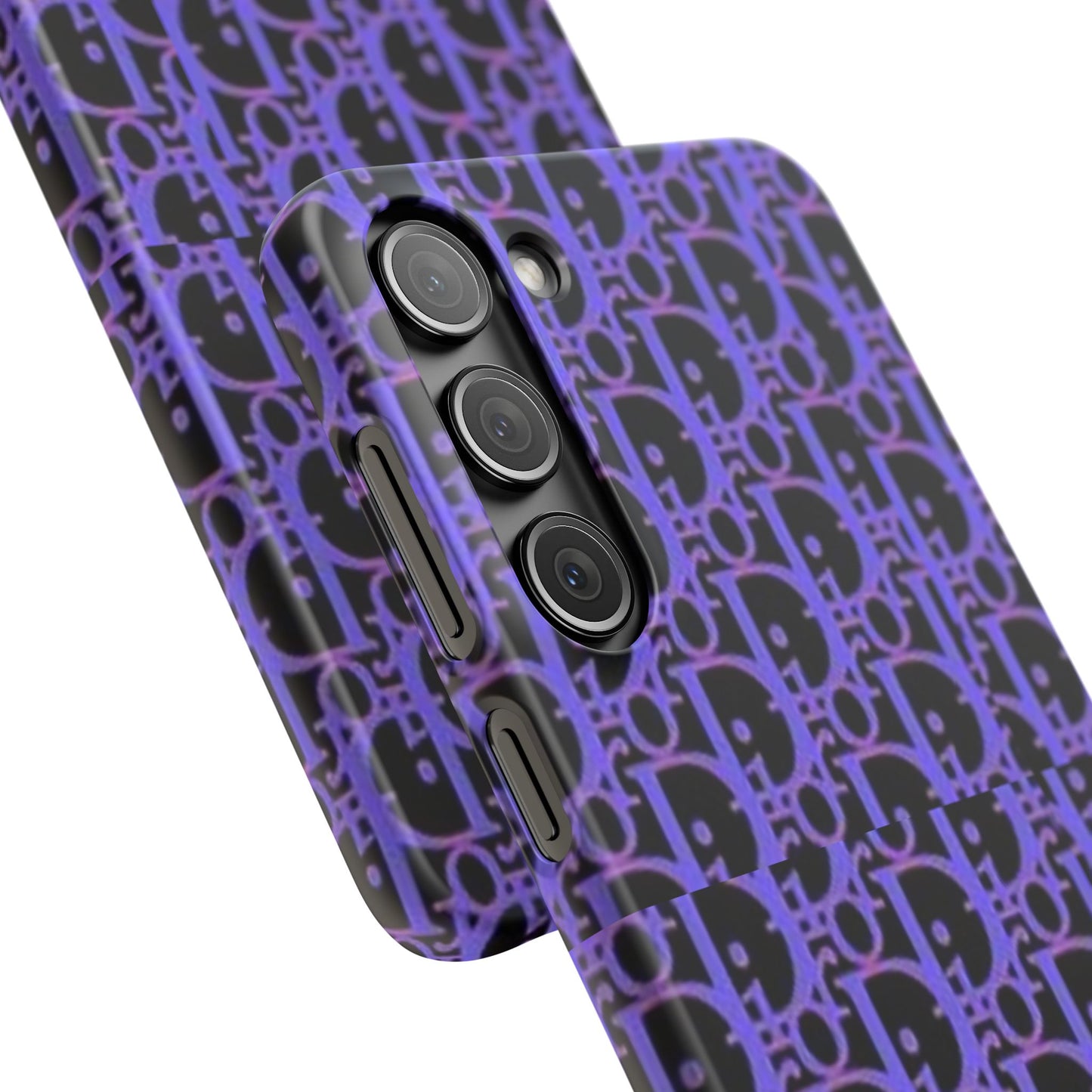 purple DIOR phone case