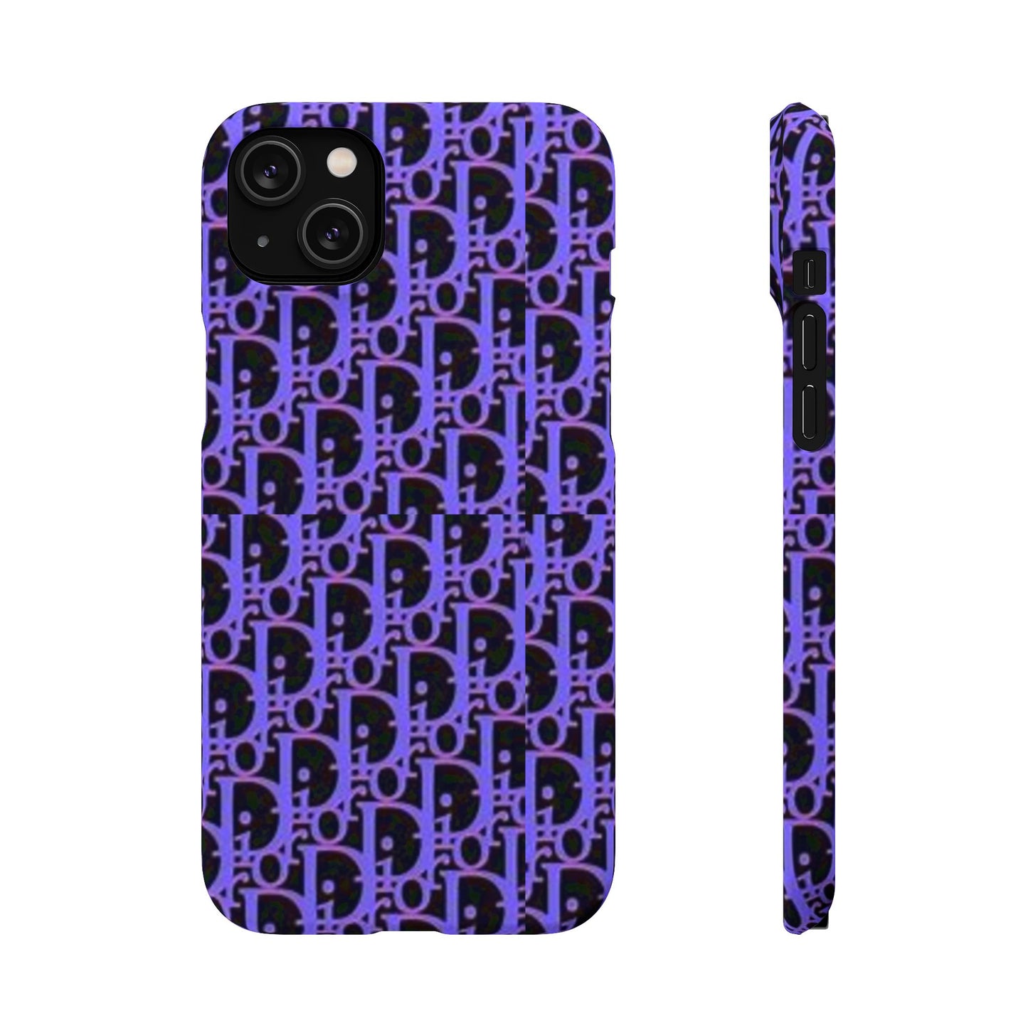 purple DIOR phone case