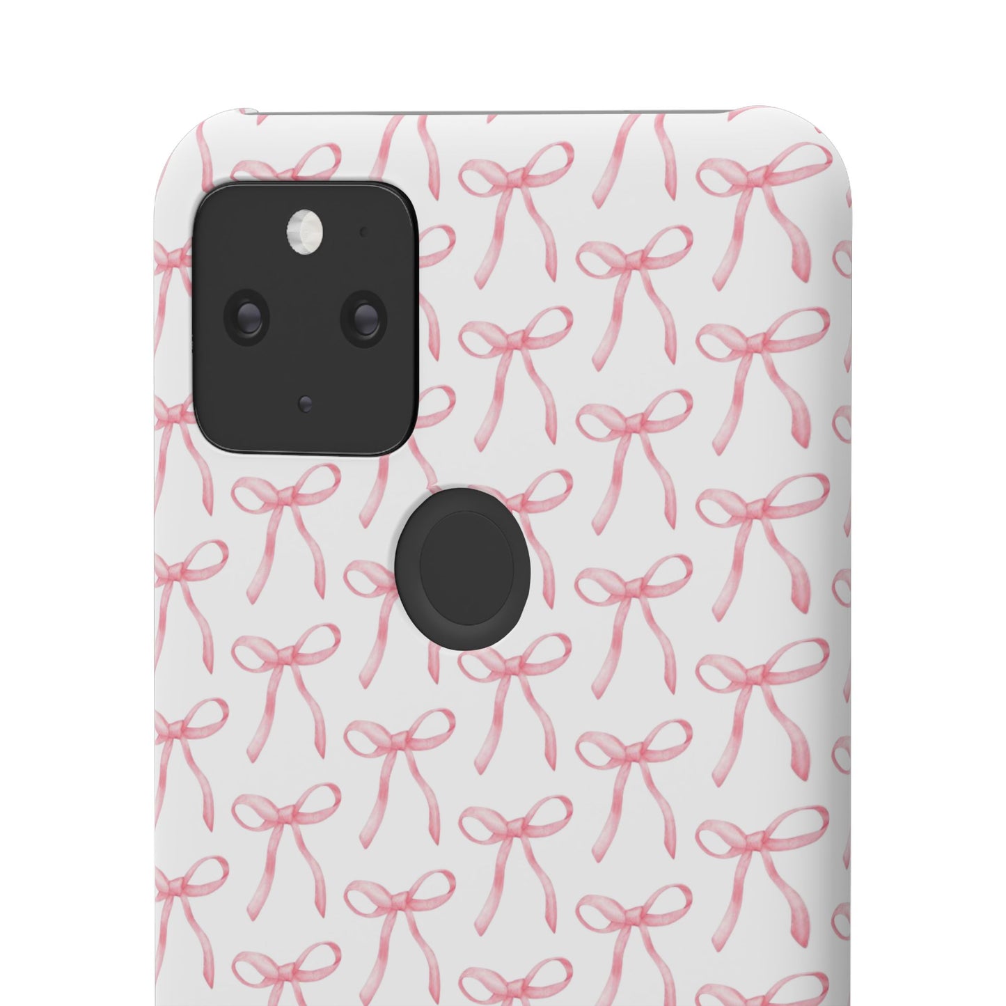 pink bow pattern phone case