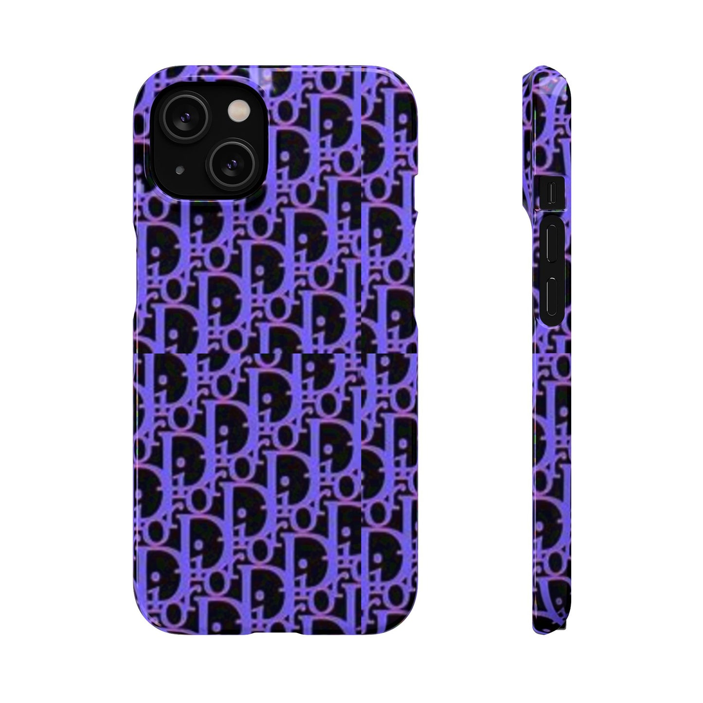 purple DIOR phone case