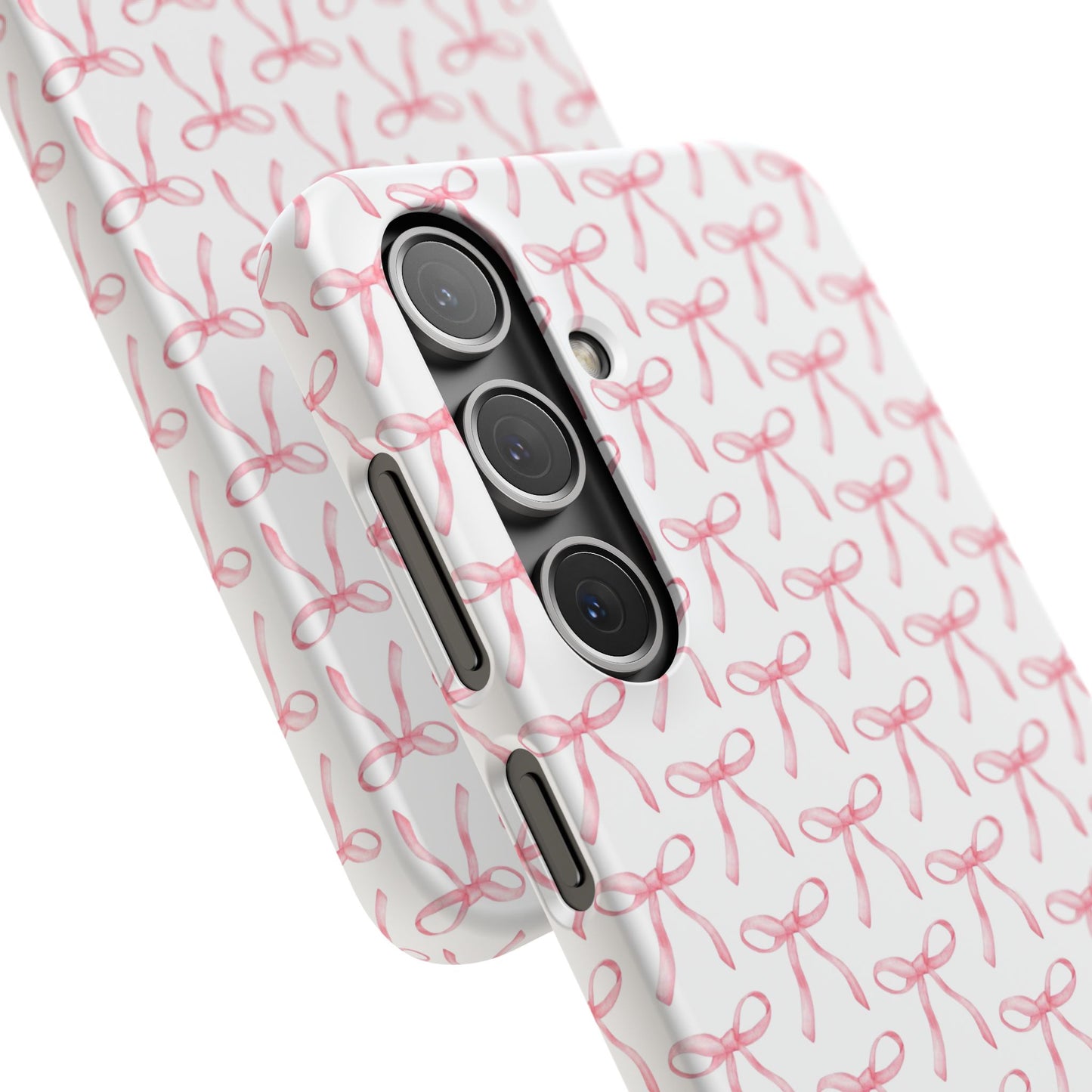 pink bow pattern phone case