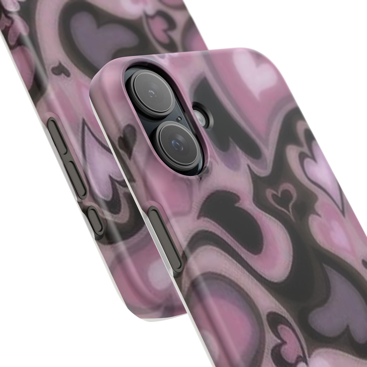 hearts pattern phone case