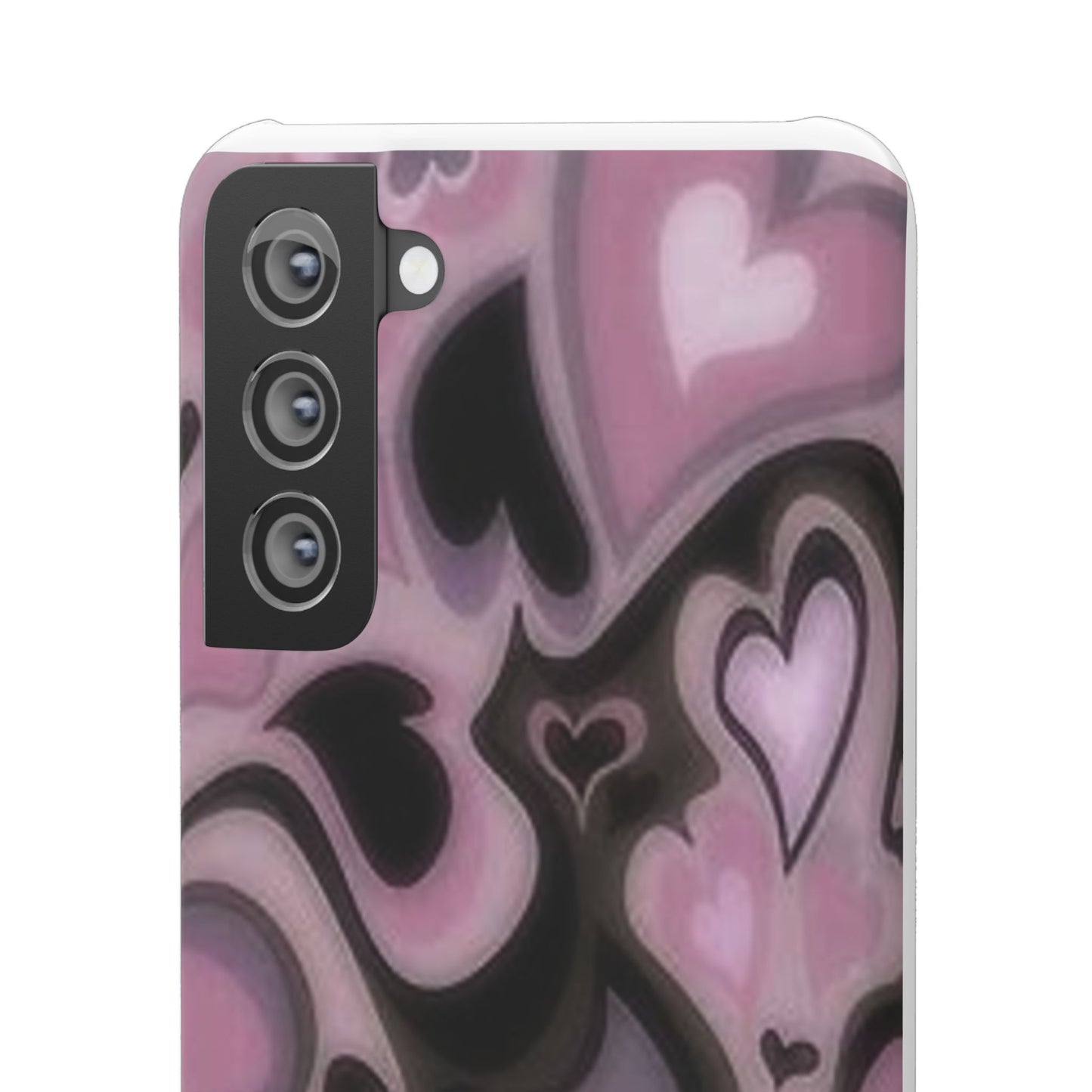 hearts pattern phone case